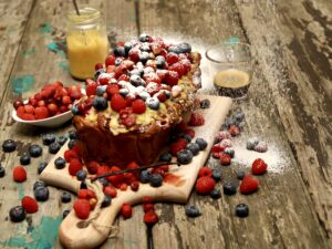 plumcake ai frutti di bosco