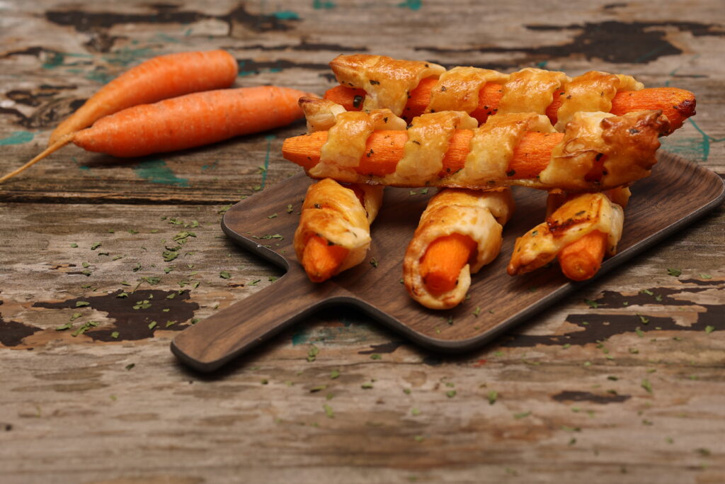 carote in pasta sfoglia