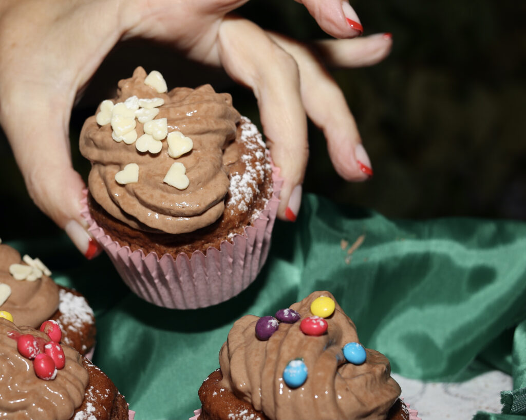cupcakes al cioccolato decoraticorati