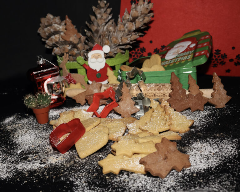 Scopri di più sull'articolo Biscotti di Natale farina di castagne e cioccolato