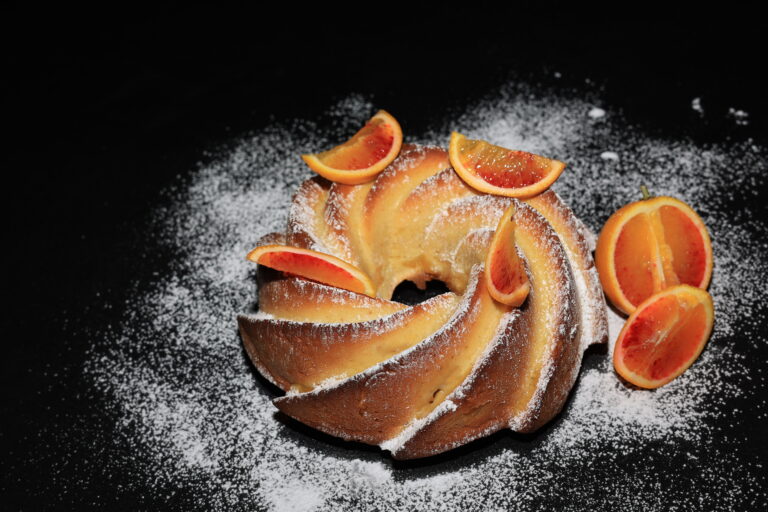 Bundt cake all’arancia: profumatissima