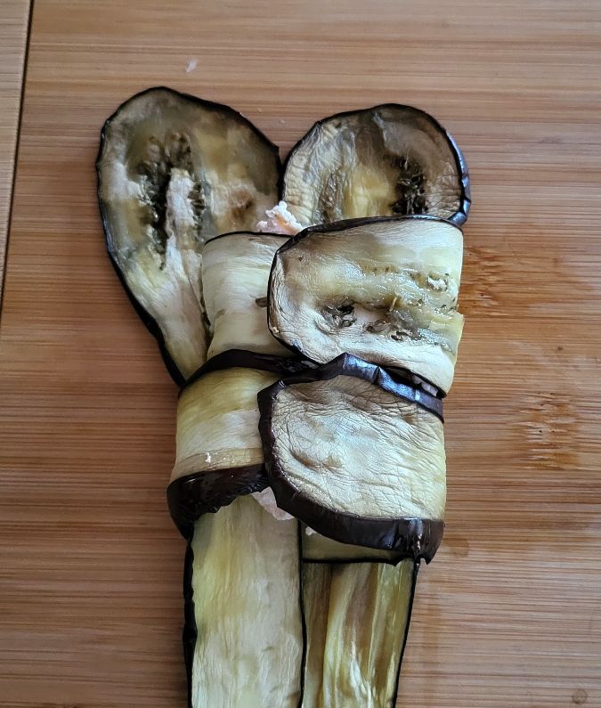 Preparo i fagottini di melanzane