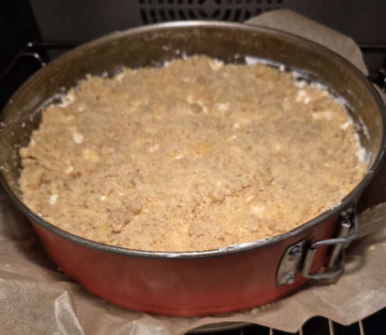 Preparazione sbriciolata con zucchine