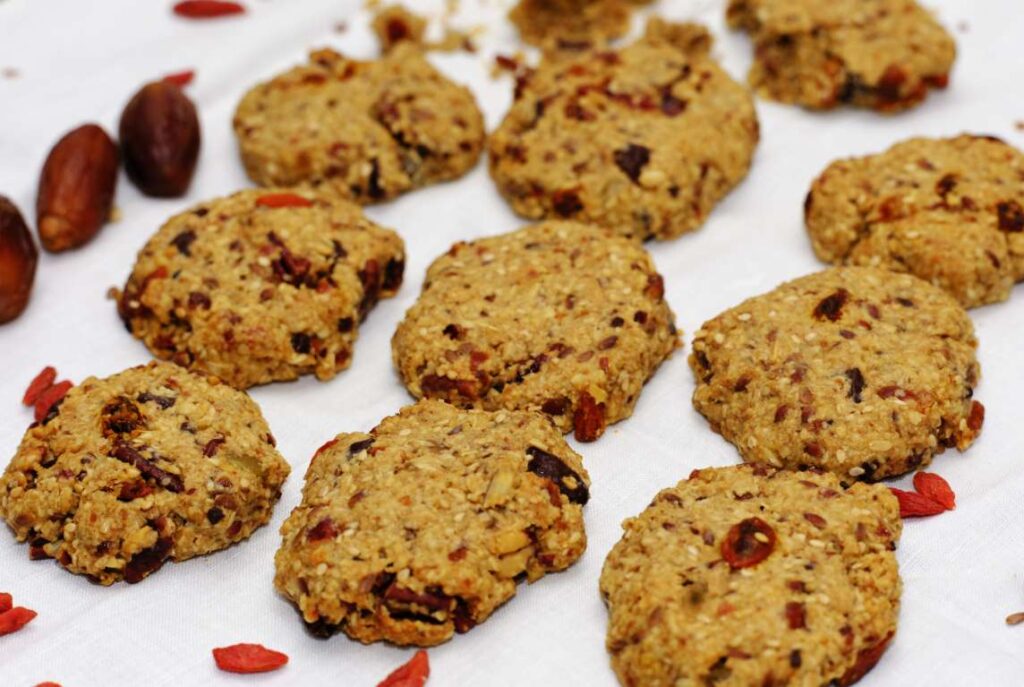 biscotti d'avena dolcificati con datteri