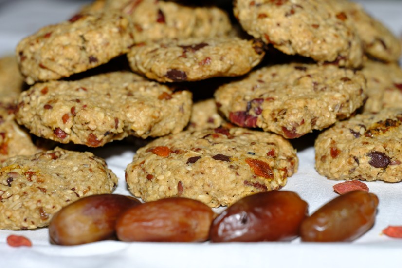 Biscotti d'avena con datteri