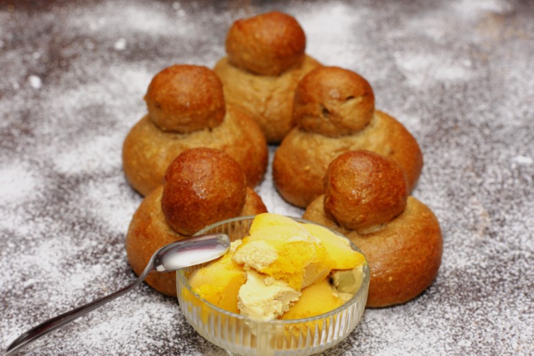 Brioches col tuppo integrali