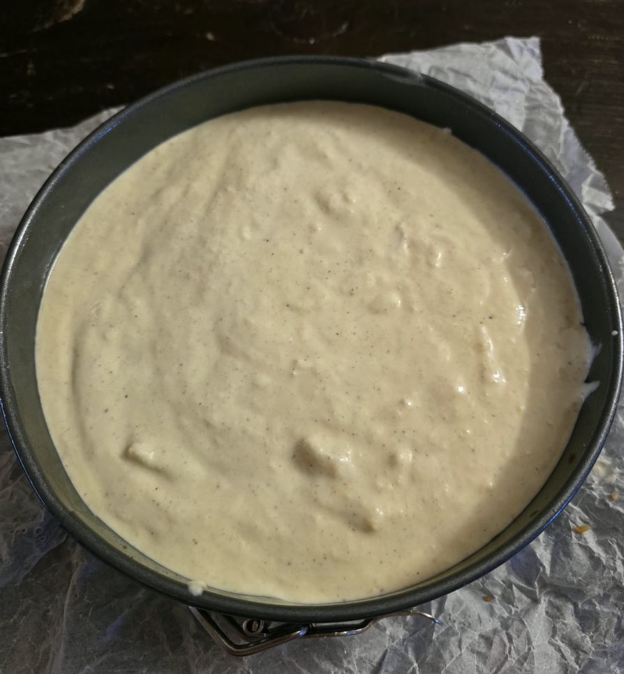 Cheesecake al mango senza cottura