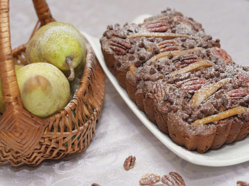 torta pere calabresi e cioccolato