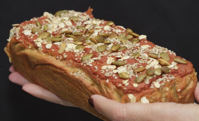 Pane barbabietola rossa e avena